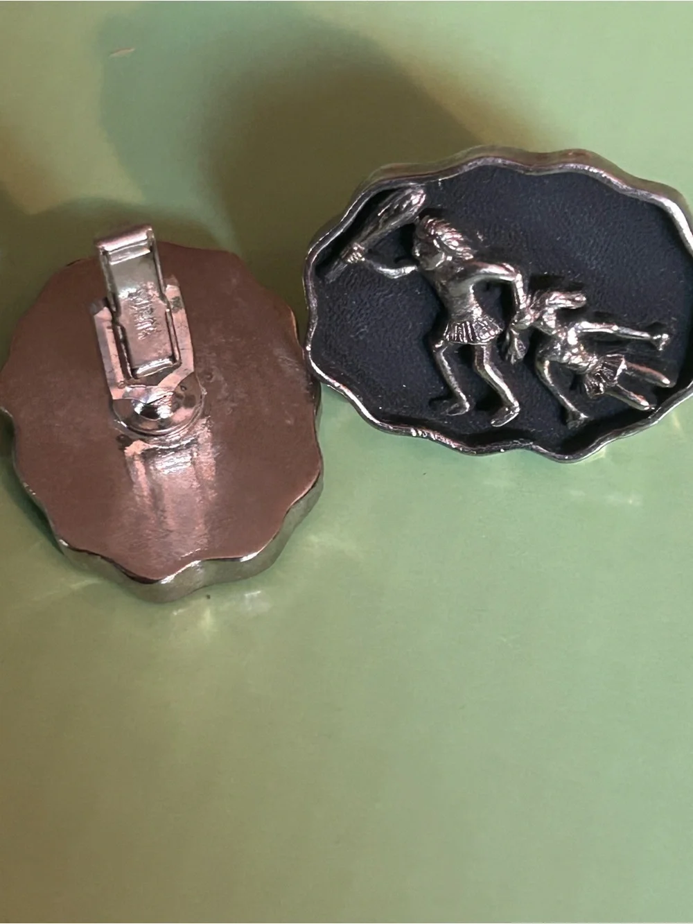 Swank Caveman Neanderthal CuffLinks